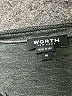 Worth New York Metallic Gray Long Sleeve Top Size M - photo 6