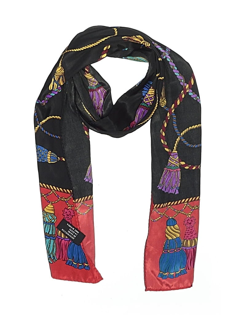 Pre-owned Unbranded Scarf In Black