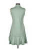 Unbranded Solid Green Casual Dress Size S - photo 2