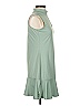 Unbranded Solid Green Casual Dress Size S - photo 4