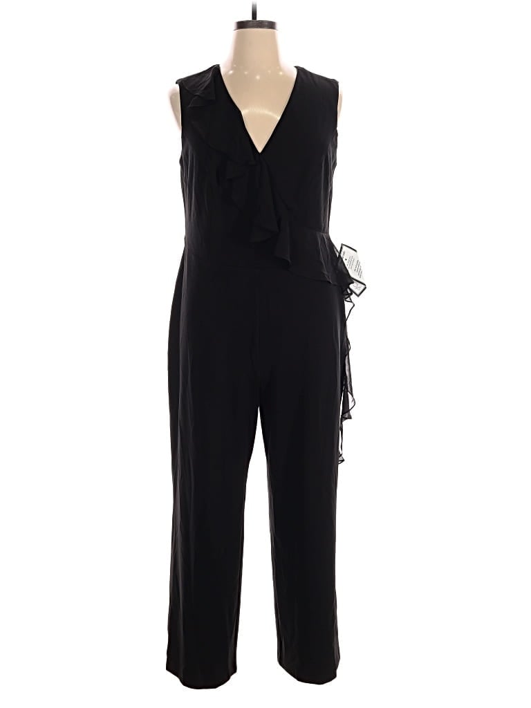Connected Apparel Jumpsuit In Black