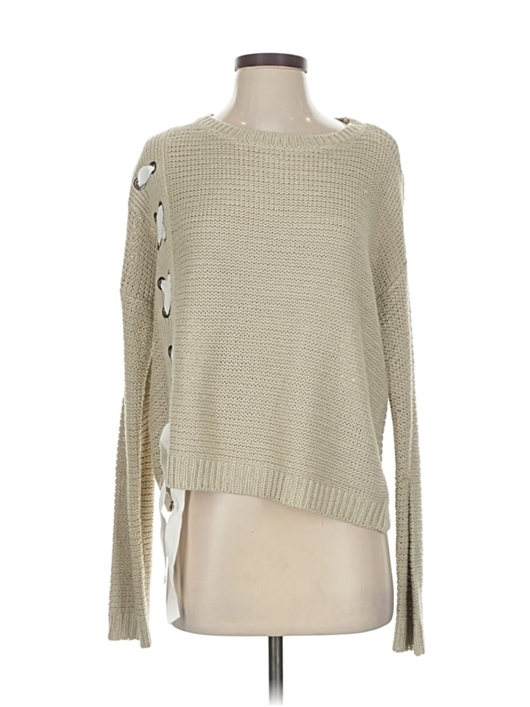 Pre-owned Aqua Pullover Sweater In Brown