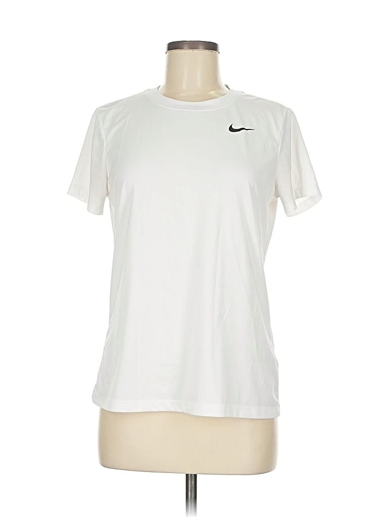 Pre-owned Nike Active T-shirt In White