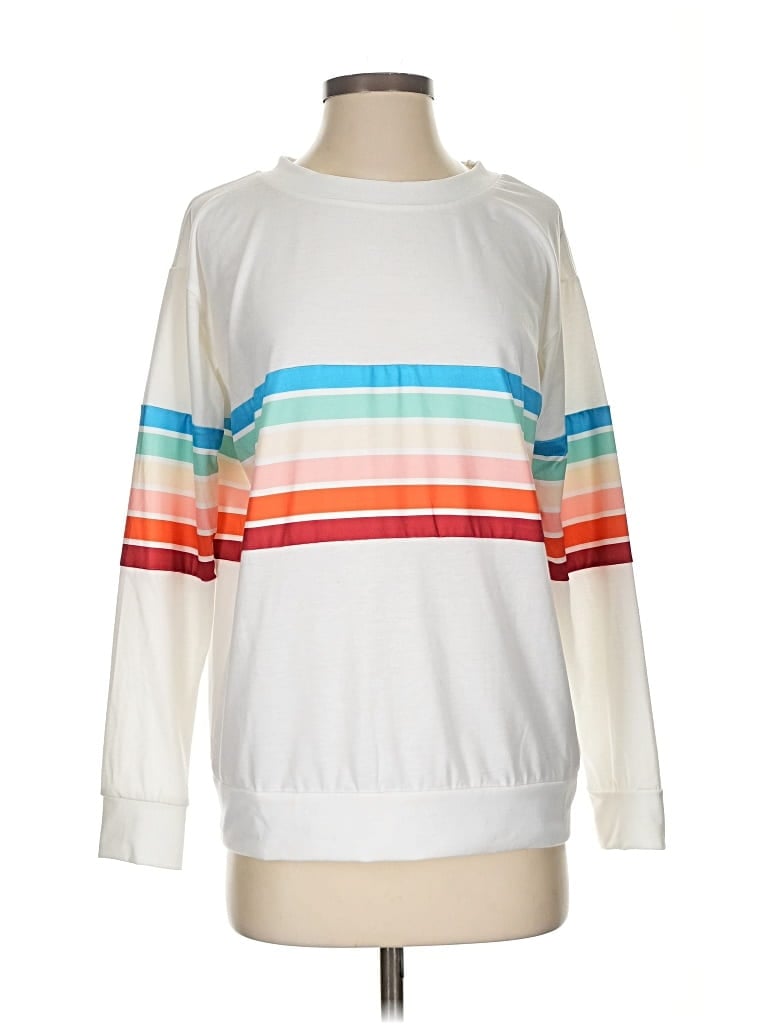 Pre-owned Unbranded Sweatshirt In White