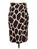 Bill Blass Animal Print Brown Formal Skirt Size 6 - photo 1