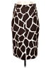 Bill Blass Animal Print Brown Formal Skirt Size 6 - photo 2