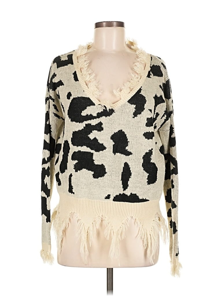 Pre-owned Baevely Pullover Sweater In White