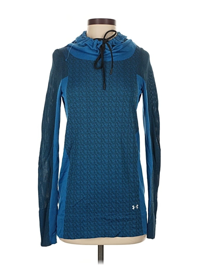 Pre-owned Under Armour Pullover Hoodie In Blue