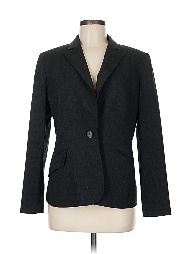 Pre-owned Jones New York Blazer Jacket In Silver