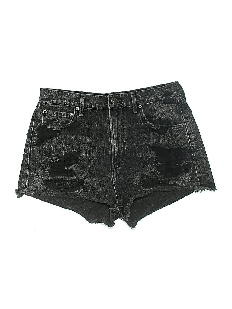 Pre-owned Agolde Denim Shorts In Black