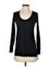 J.Crew 100% Lyocell Black Long Sleeve Top Size XXS - photo 1