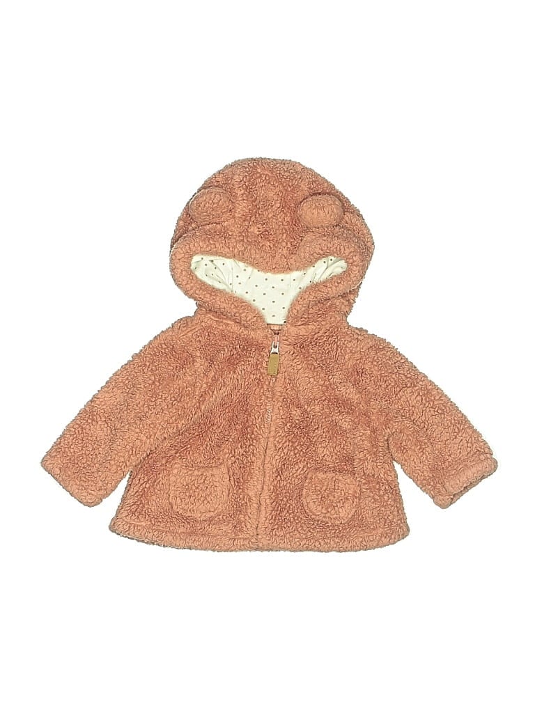 Pre-owned Carter's Babies' Coat In Brown