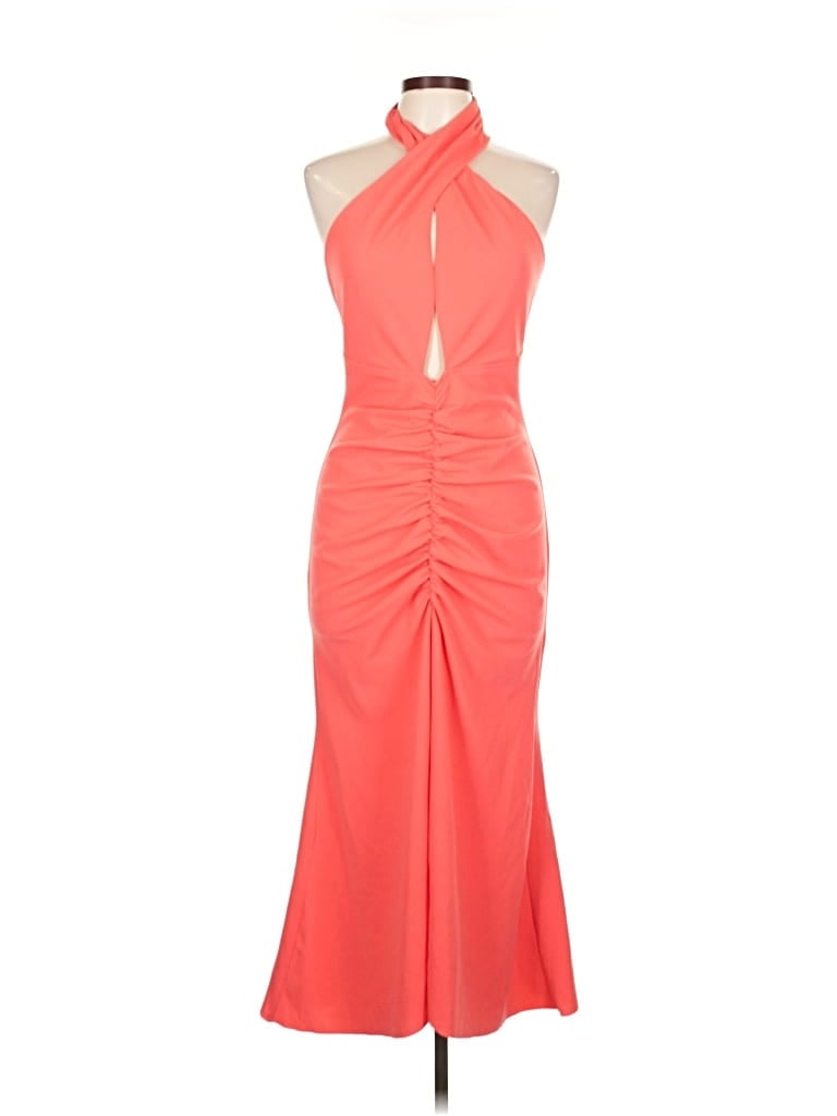 Pre-owned Elliatt Cocktail Dress In Orange