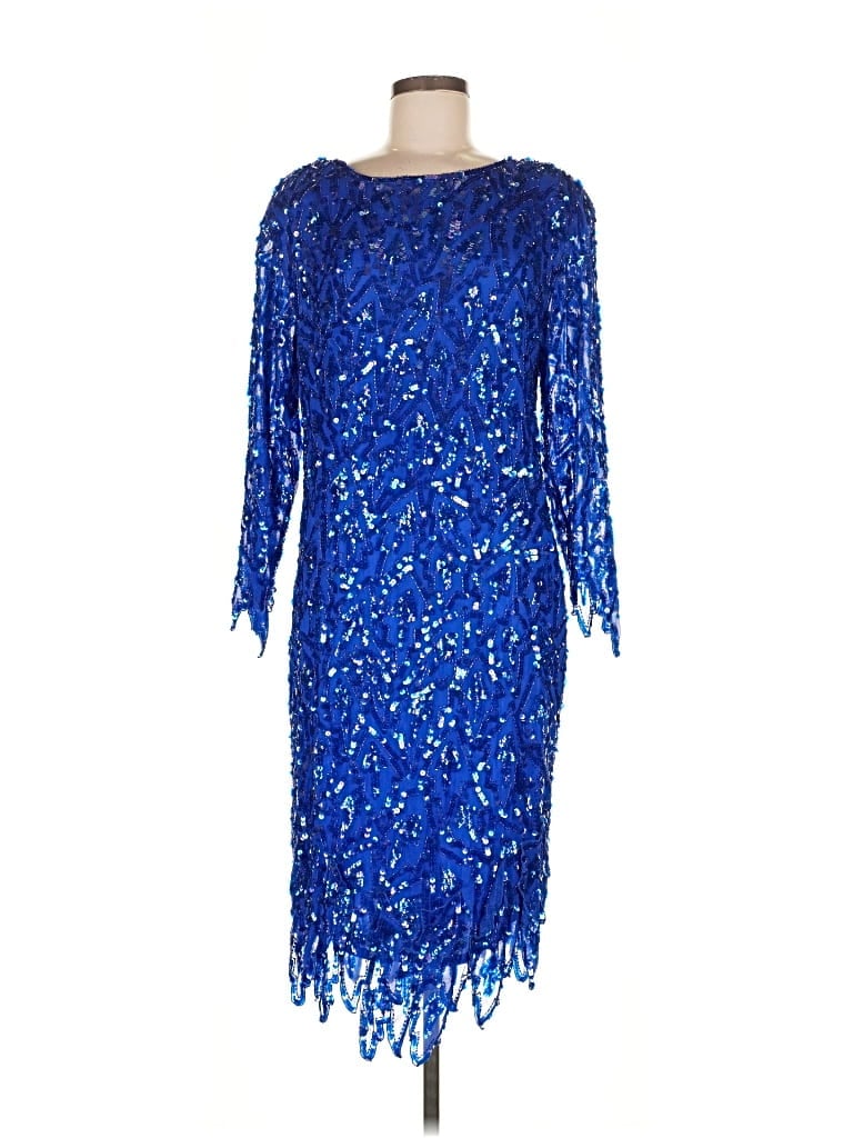 Pre-owned Lillie Rubin Cocktail Dress In Blue