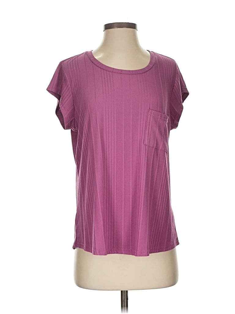 Pre-owned Nicole Miller Active T-shirt In Pink