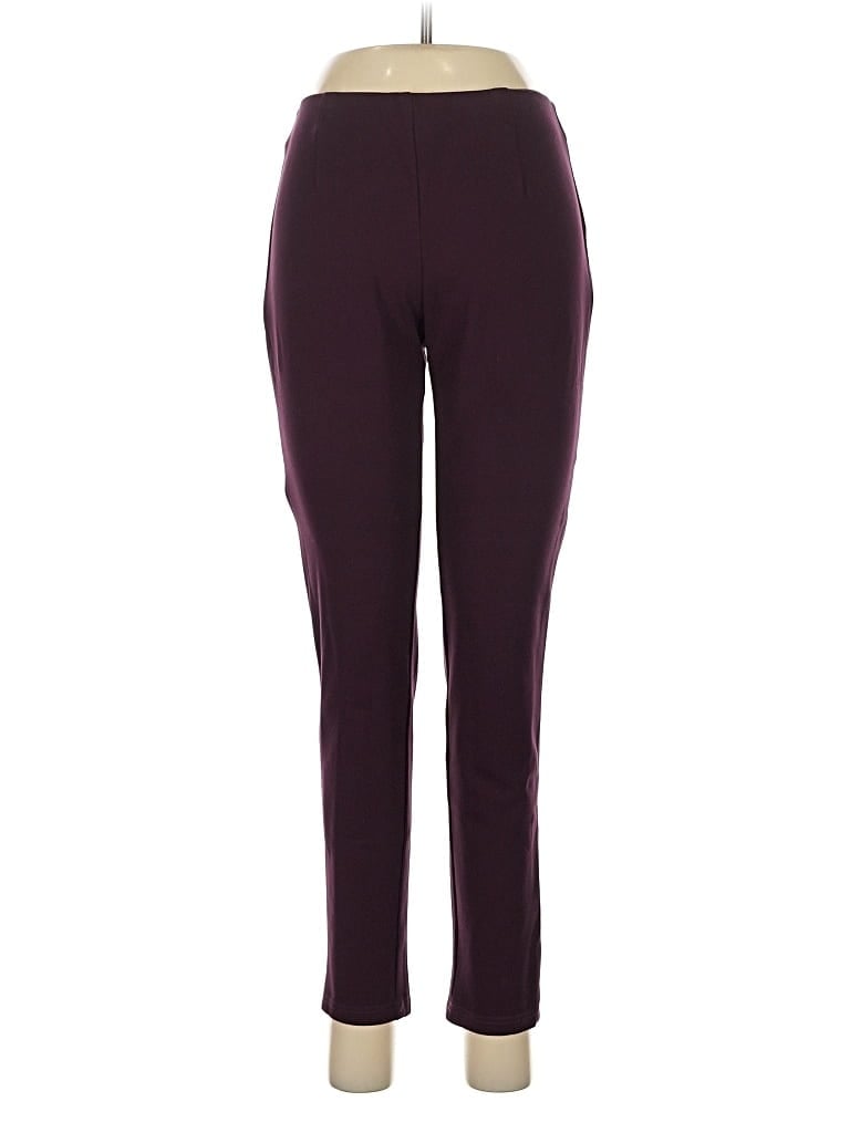 Pre-owned Calvin Klein Active Pants In Burgundy
