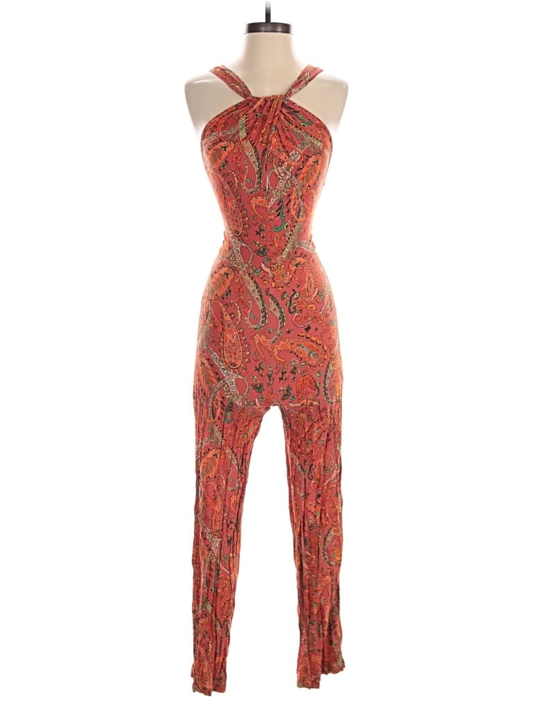 Pre-owned Mng Jumpsuit In Orange