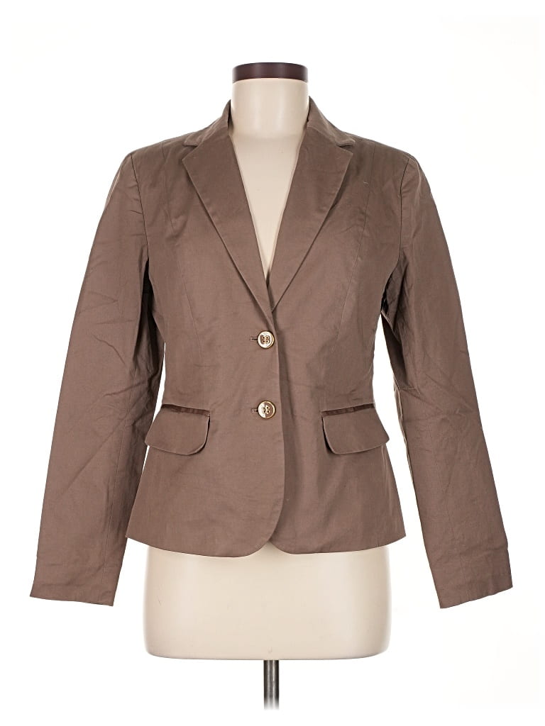 Pre-owned 7th Avenue Design Studio New York & Company Blazer Jacket In Brown