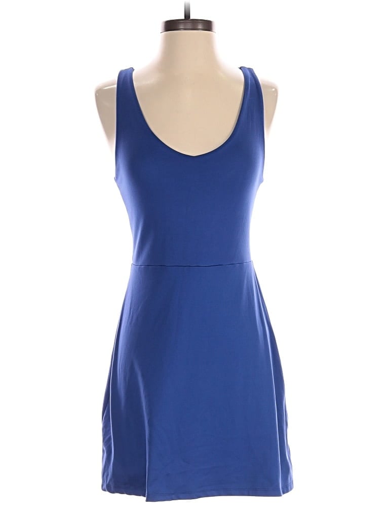 Pre-owned Gap Fit Romper In Blue