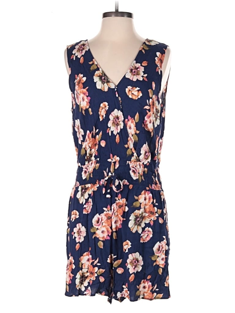 Pre-owned Apt. 9 Romper In Blue