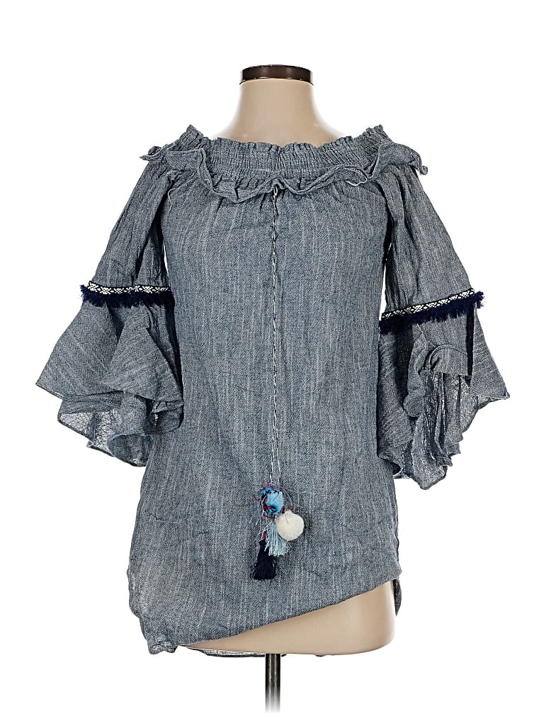 Pre-owned Misa Casual Dress In Blue