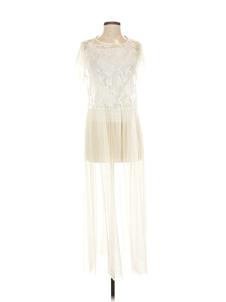 Pre-owned Vince Camuto Cocktail Dress In White