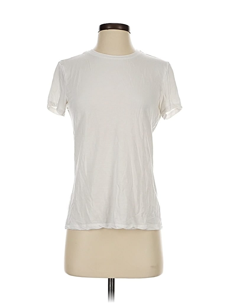 Pre-owned Babaton Short Sleeve T-shirt In White