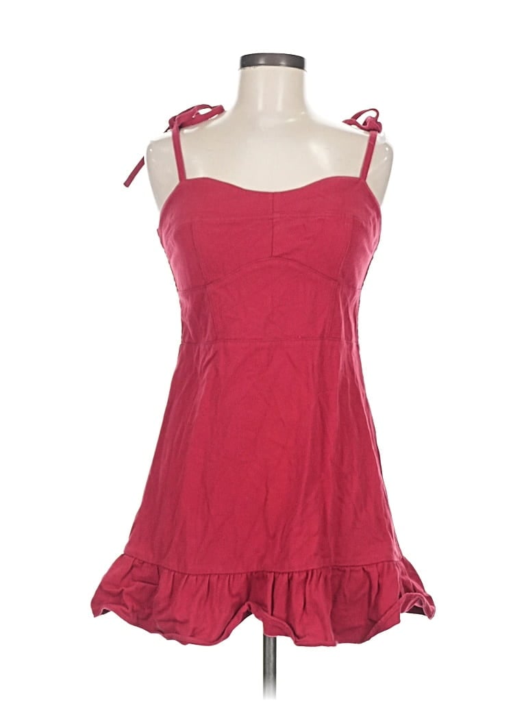 Pre-owned Day + Moon Casual Dress In Red