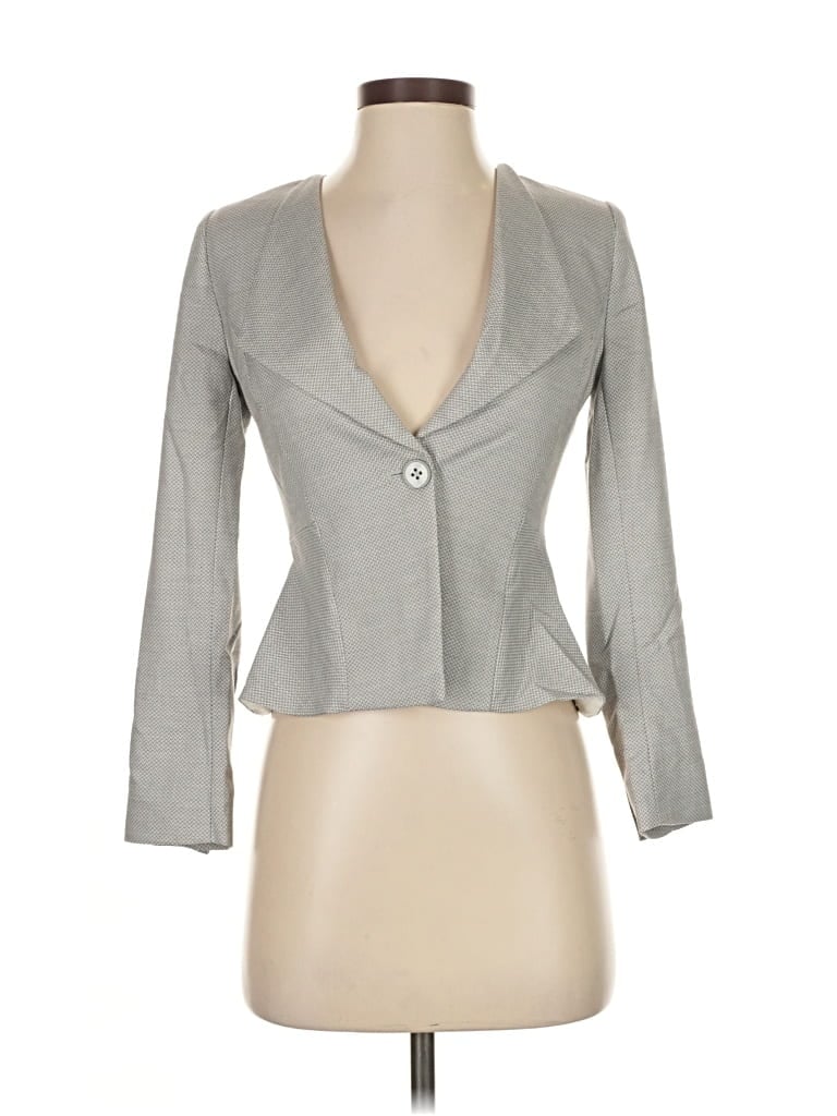Oops Blazer Jacket In Gray