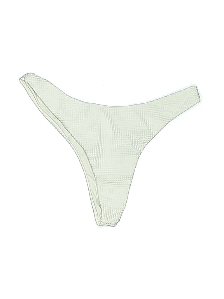 Pre-owned Dippin' Daisy's Swimwear Swimsuit Bottoms In White