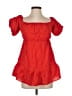White Fox 100% Polyester Red Short Sleeve Top Size XS - photo 1
