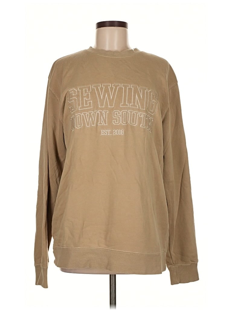 Pre-owned Independent Trading Company Sweatshirt In Brown