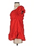 White Fox 100% Polyester Red Short Sleeve Top Size XS - photo 5