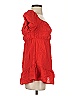 White Fox 100% Polyester Red Short Sleeve Top Size XS - photo 4