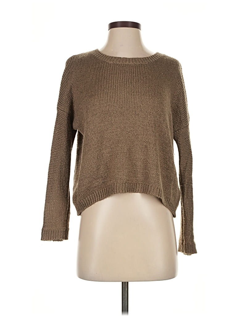 Pre-owned Forever 21 Pullover Sweater In Brown
