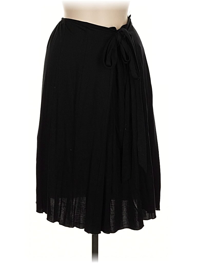 Pre-owned Banana Republic Silk Skirt In Black
