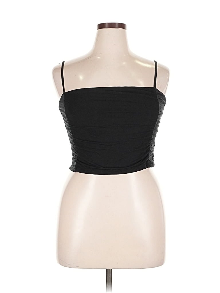 Pre-owned Wilfred Tank Top Black Strapless Neckline Tops