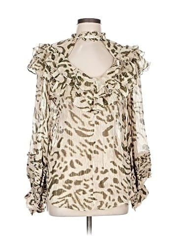 Hemant & Nandita Long Sleeve Blouse (view 1)