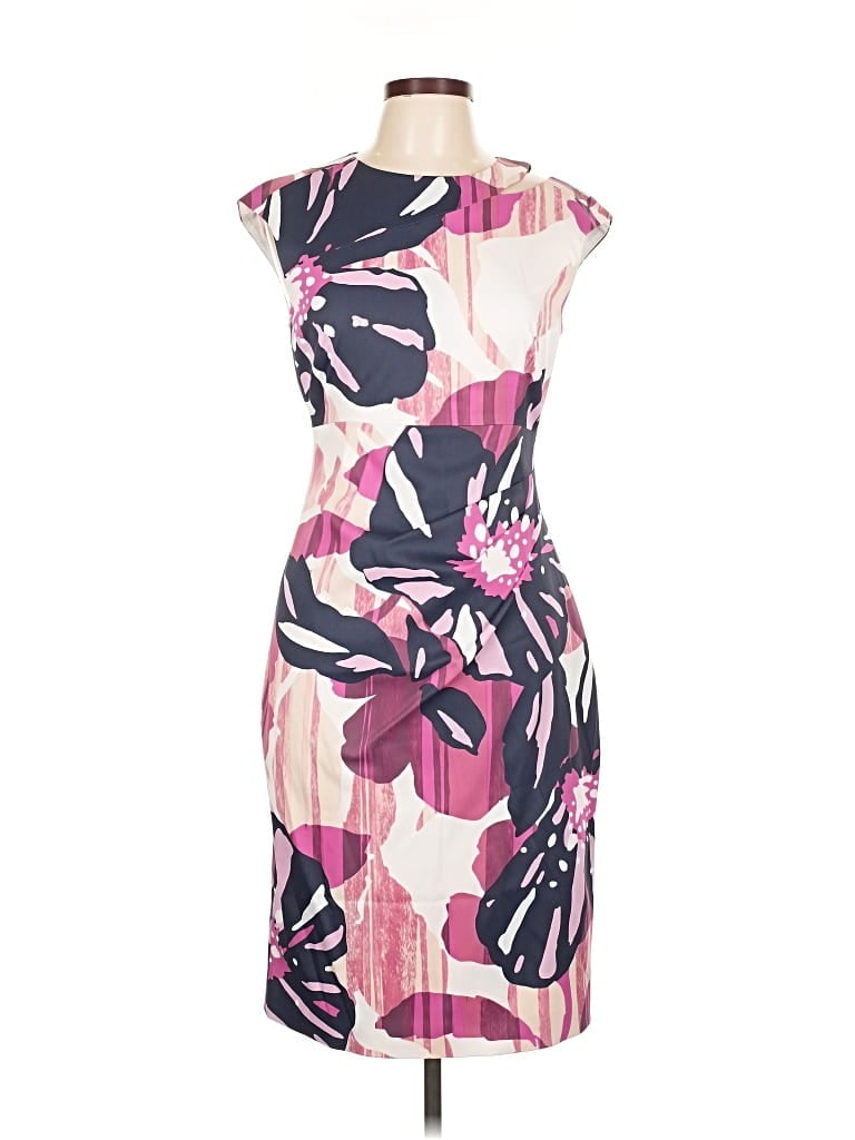 Pre-owned Karen Millen Cocktail Dress In Pink