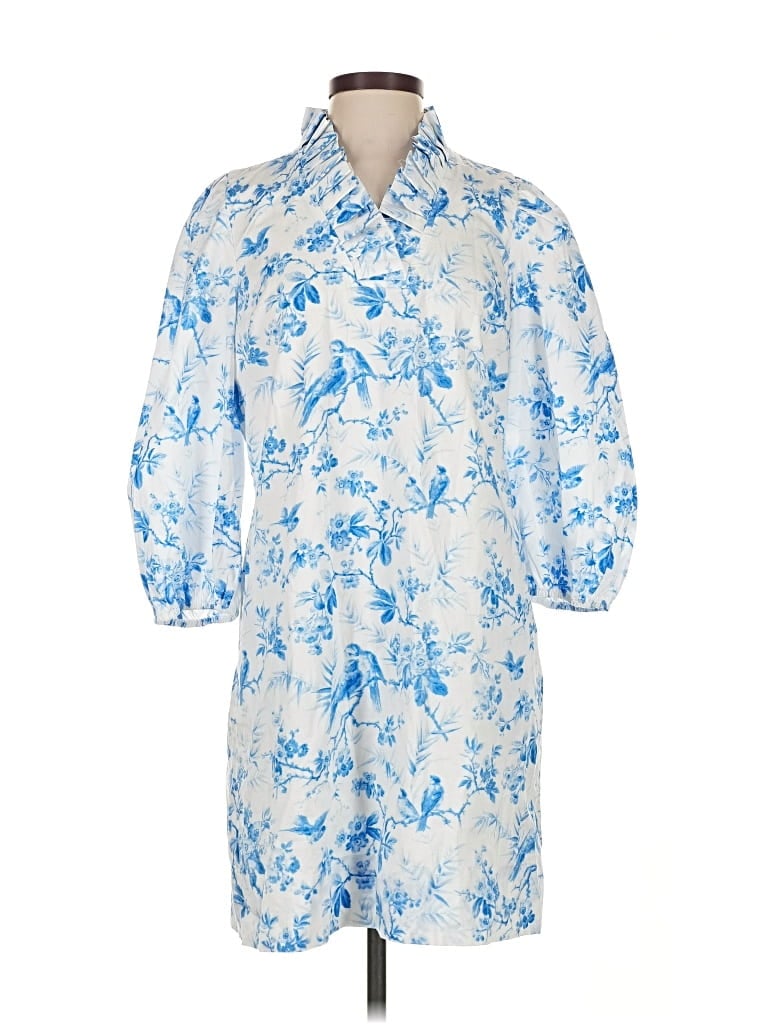 Pre-owned Crown & Ivy Casual Dress In Blue