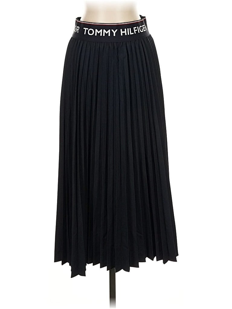 Pre-owned Tommy Hilfiger Formal Skirt In Black