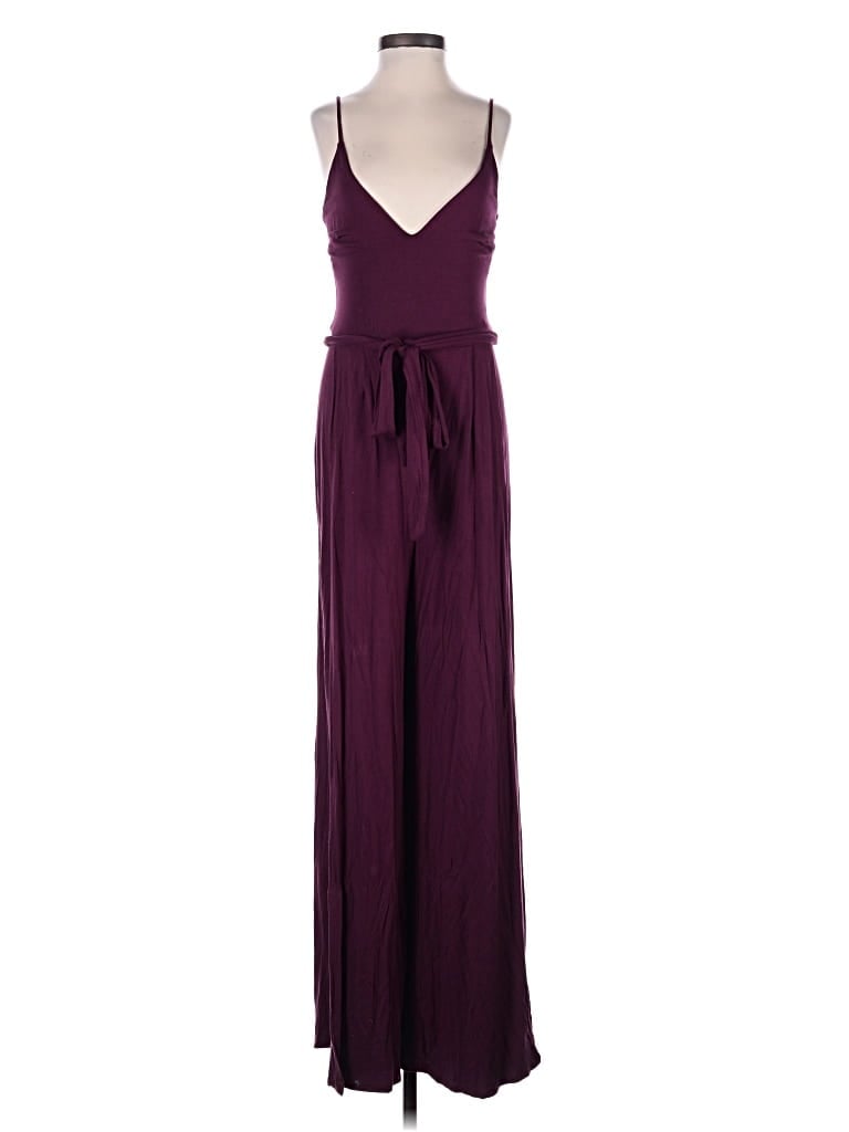 Pre-owned Lulus Jumpsuit In Burgundy