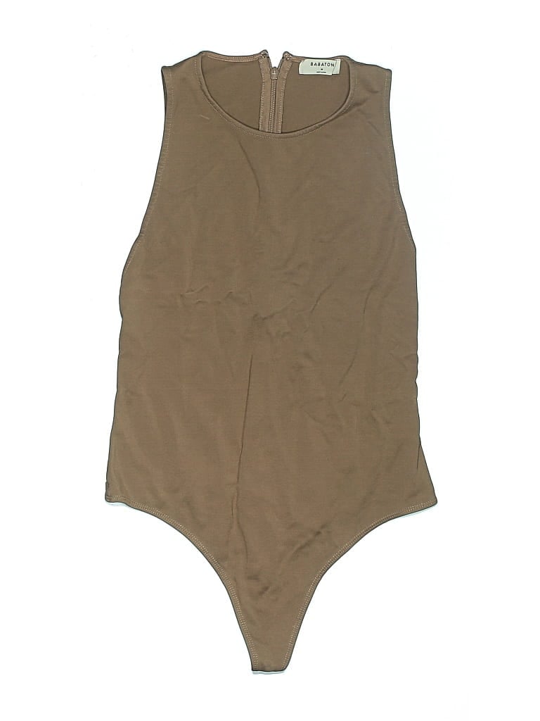 Pre-owned Babaton Bodysuit In Brown