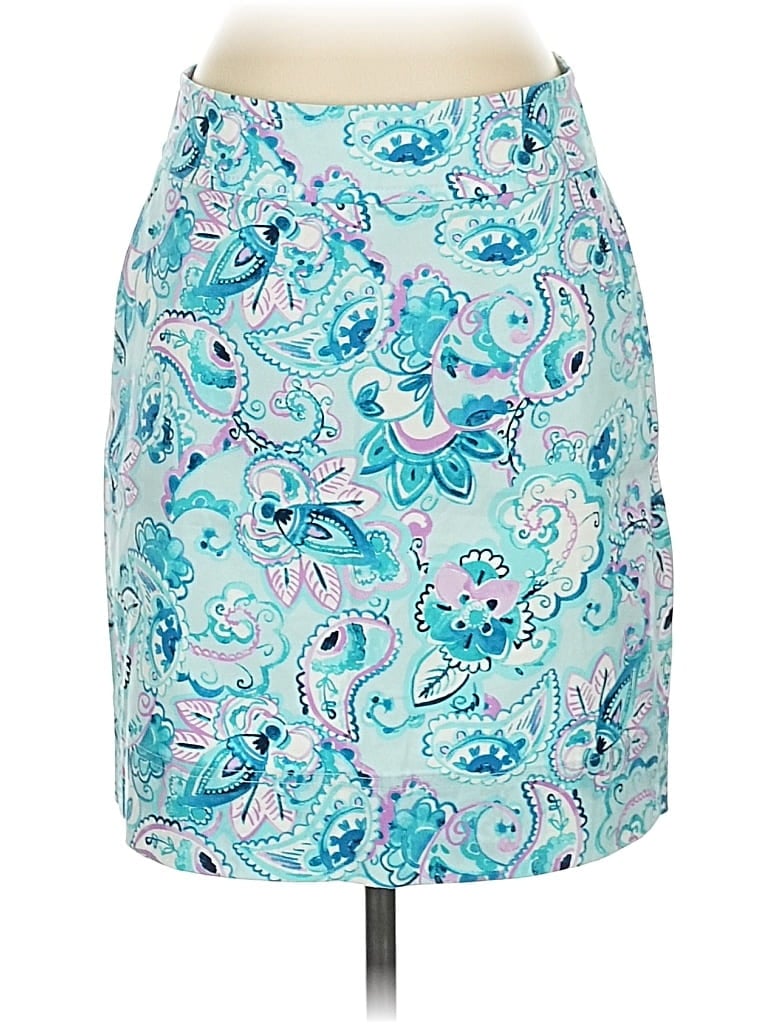 Pre-owned Talbots Outlet Casual Skirt In Blue