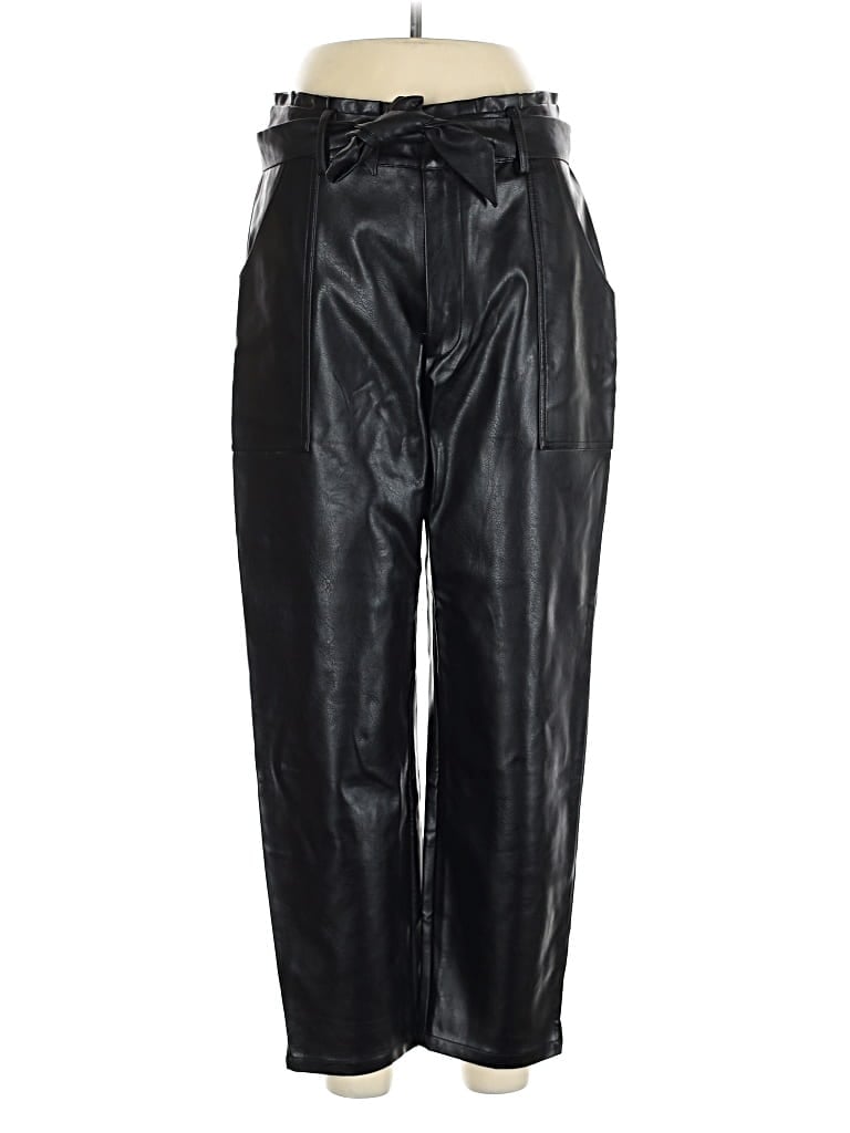 Greylin Faux Leather Pants In Black