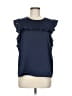 OUTERKNOWN 100% Recycled Polyester Blue Sleeveless Blouse Size M - photo 1