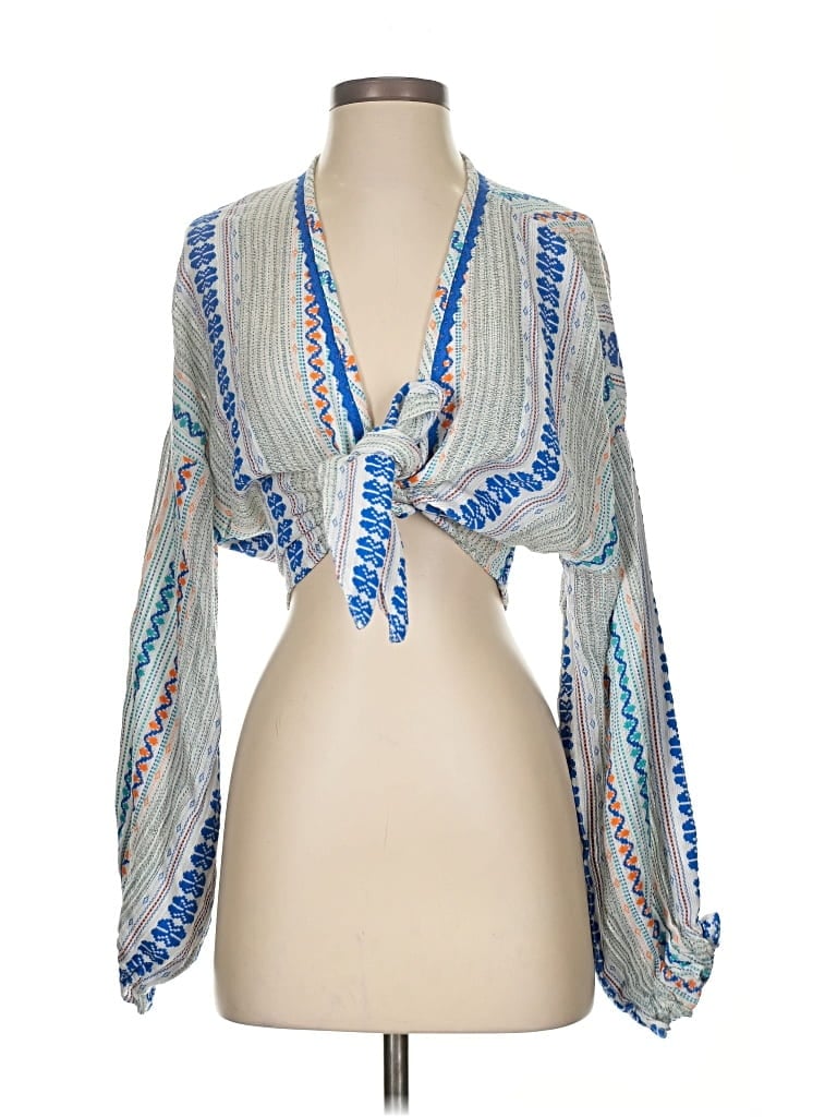 Pre-owned Ramy Brook Kimono In Blue