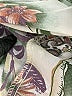 Shine Print Green Ivory Short Sleeve Blouse Size 0X - photo 8