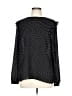 MICHAEL Michael Kors 100% Polyester Polka Dots Black Long Sleeve Blouse Size L - photo 1