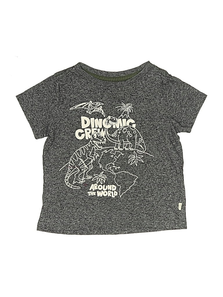 Pre-owned Assorted Brands Kids' Short Sleeve T-shirt In Gray